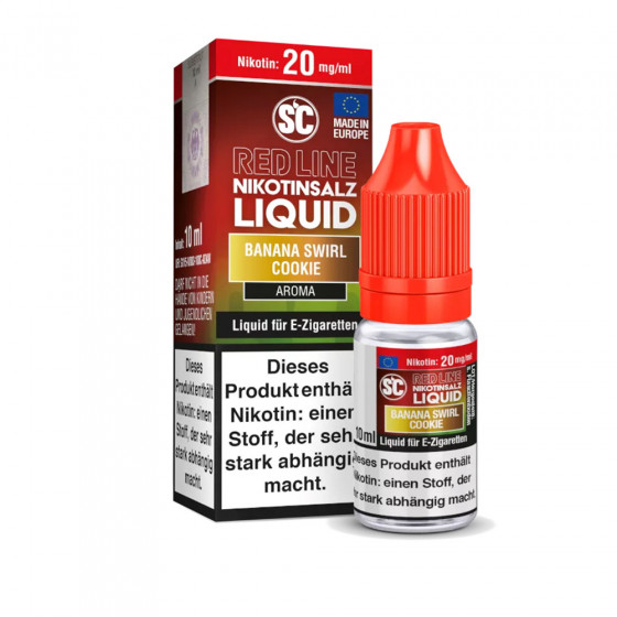 Banana Swirl Cookie Nikotinsalz Liquid - SC Red Line