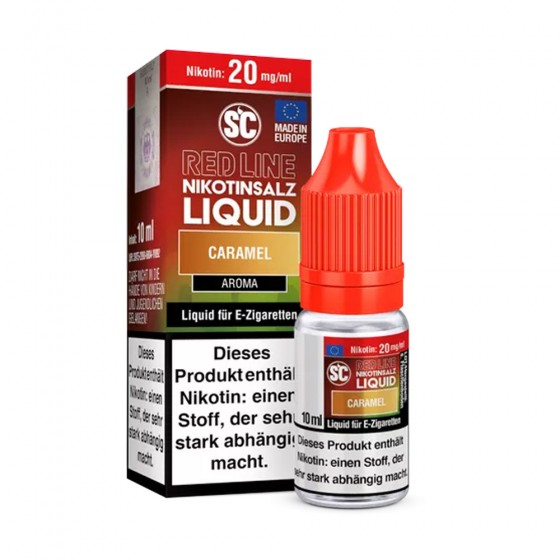 Caramel Nikotinsalz Liquid - SC Red Line