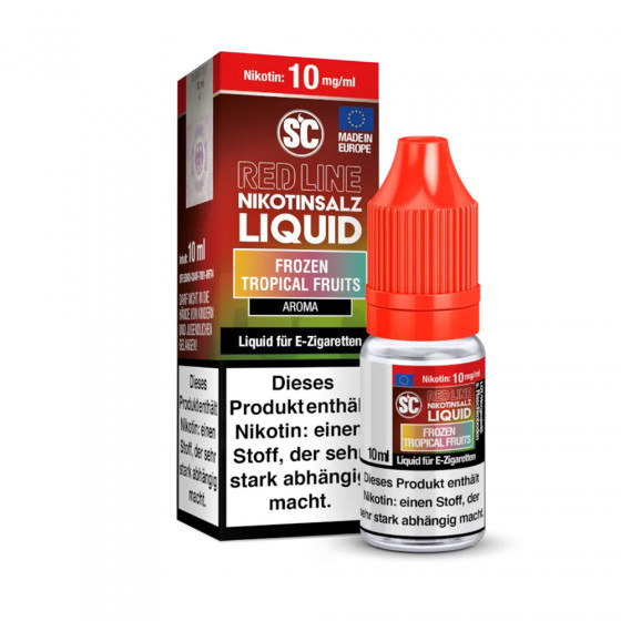 Frozen Tropical Fruits Nikotinsalz Liquid - SC Red Line