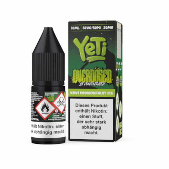 Kiwi Passionfruit Ice - Yeti Overdosed Nikotinsalz