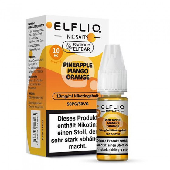 Pineapple Mango Orange - ELFLIQ - Nikotinsalz Liquid