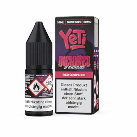 Red Grape Ice - Yeti Overdosed Nikotinsalz