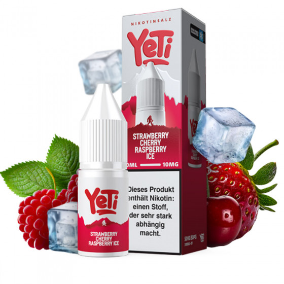 Strawberry Cherry Raspberry Ice Overdosed - Yeti Summit