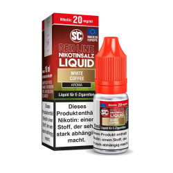 White Coffee Nikotinsalz Liquid - SC Red Line White Coffee Nikotinsalz Liquid - SC Red Line