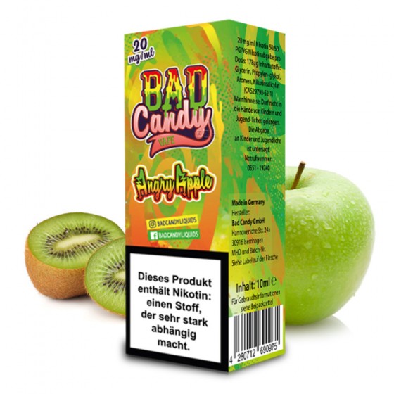 Angry Apple Nic Salt Liquid - Bad Candy Vape