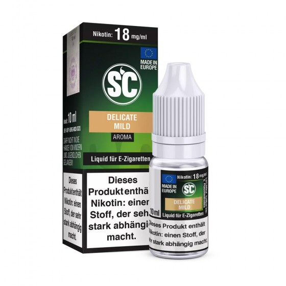 Delicate Mild Tobacco - SC Liquids