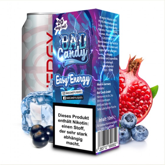 Easy Energy Nic Salt Liquid - Bad Candy Vape