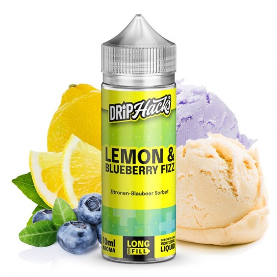 Lemon & Blueberry Fizz - Drip Hacks