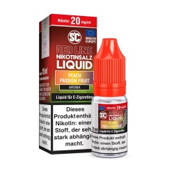Peach Passion Fruit Nikotinsalz Liquid - SC Red Line Peach Passion Fruit Nikotinsalz Liquid - SC Red Line