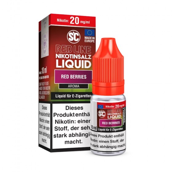 Red Berries Nikotinsalz Liquid - SC Red Line