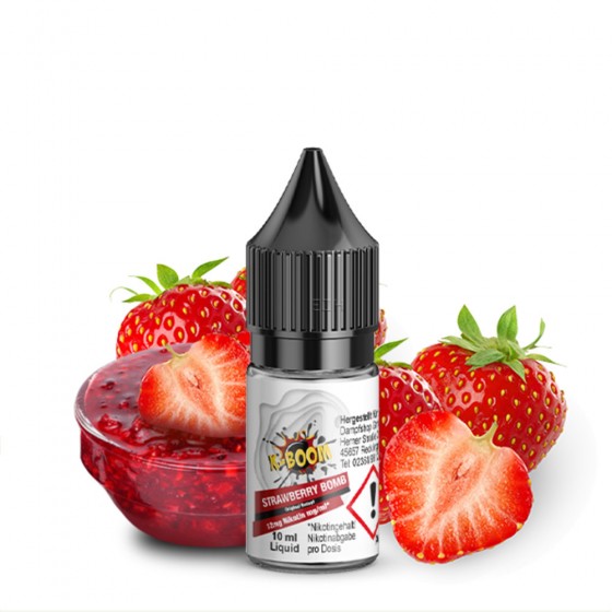 Strawberry Bomb Original Rezept 10ml Fertigliquid - K-Boom