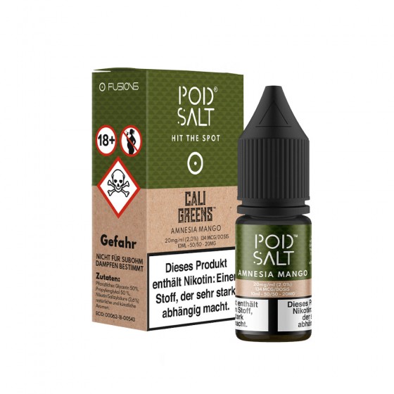 Amnesia Mango - Pod Salt Fusion - 20mg Amnesia Mango - Pod Salt Fusion - 20mg