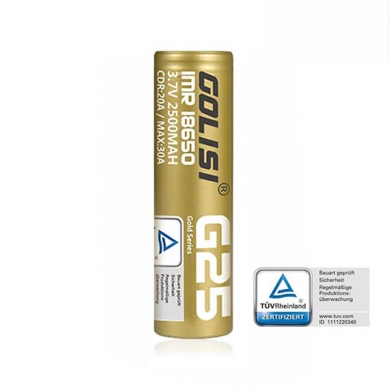 Golisi G25 18650 Akku 2500mAh