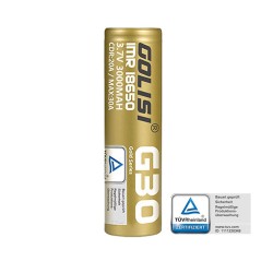 Golisi G30 18650 Akku 3000mAh Golisi G30 18650 Akku 3000mAh