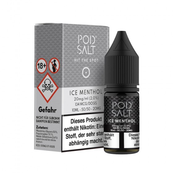 Ice Menthol - Pod Salt Fusion - 20mg Ice Menthol - Pod Salt Fusion - 20mg