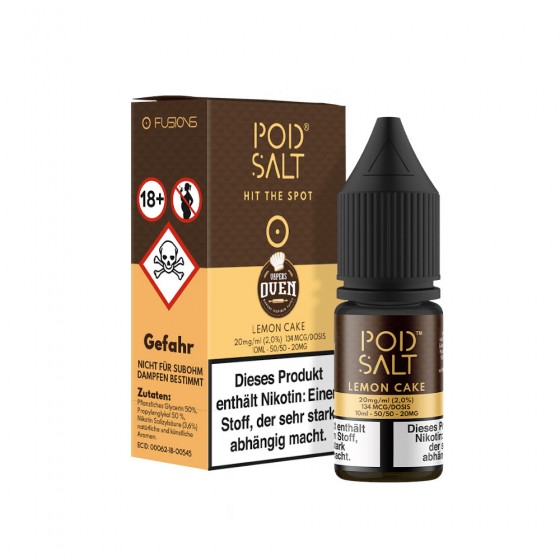 Lemon Cake - Pod Salt Fusion - 20mg Lemon Cake - Pod Salt Fusion - 20mg