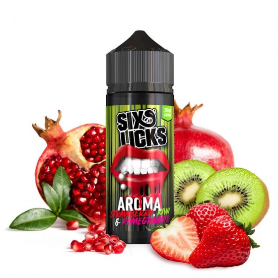Strawberry, Kiwi & Pomegranate - Six Licks Strawberry, Kiwi & Pomegranate - Six Licks