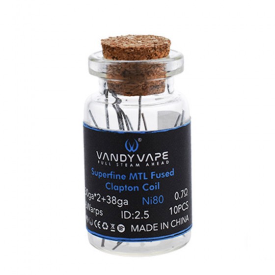 Vandy Vape Superfine MTL Fused Clapton Fertigwicklungen Vandy Vape Superfine MTL Fused Clapton Fertigwicklungen