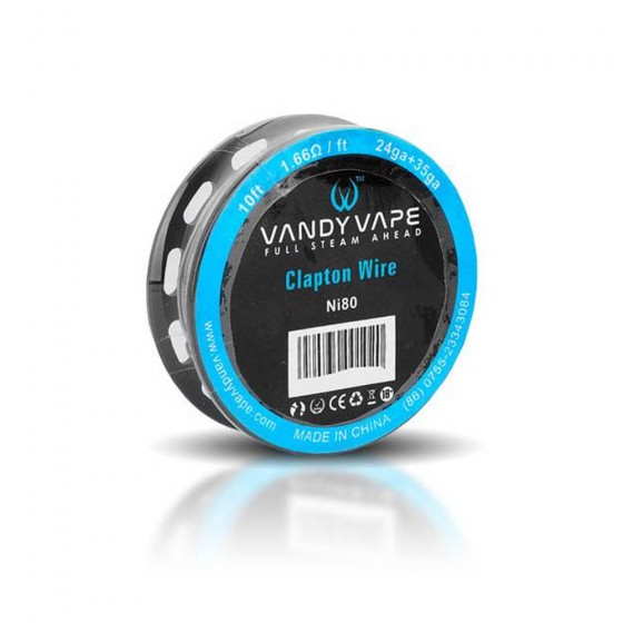 Clapton Wire Ni80 - Vandy Vape Clapton Wire Ni80 - Vandy Vape