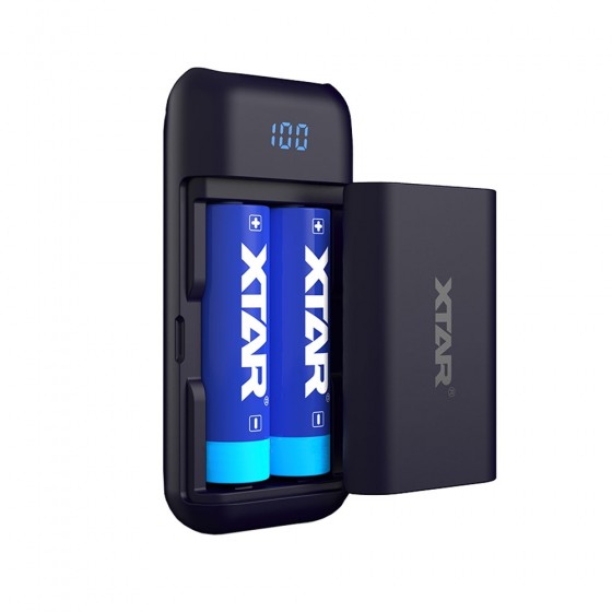 XTAR PB2 2-Schacht USB-Ladegerät/Powerbank