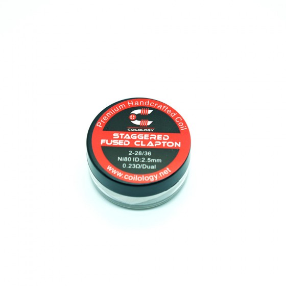 Coilology Staggered Fused Clapton (N80) Fertigwicklungen Coilology Staggered Fused Clapton (N80) Fertigwicklungen