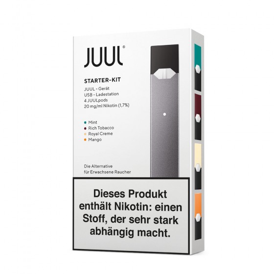 Juul - Starter Kit (ink. 4 Tasting Pod) Juul - Starter Kit (ink. 4 Tasting Pod)